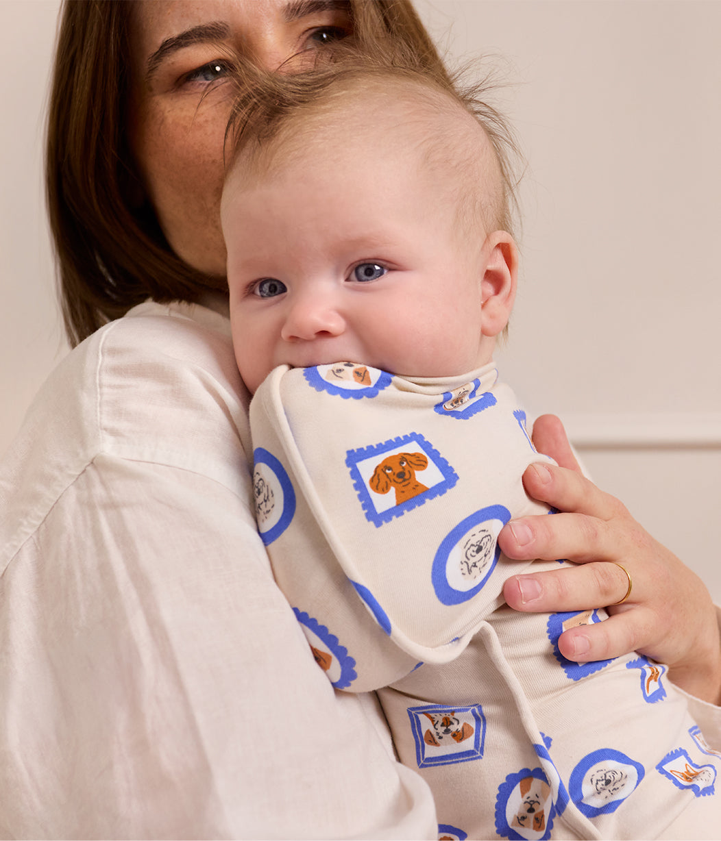 Swaddle Up™ 1.0 TOG Original Cotton Tan Puppy Portrait