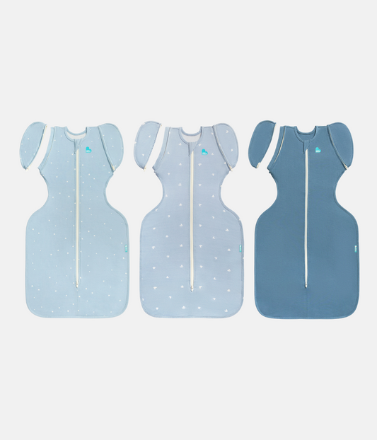 Transitioning Bundle | 1.0 TOG | Powder Blue Twinkle | Mist Blue Boats | Storm Blue