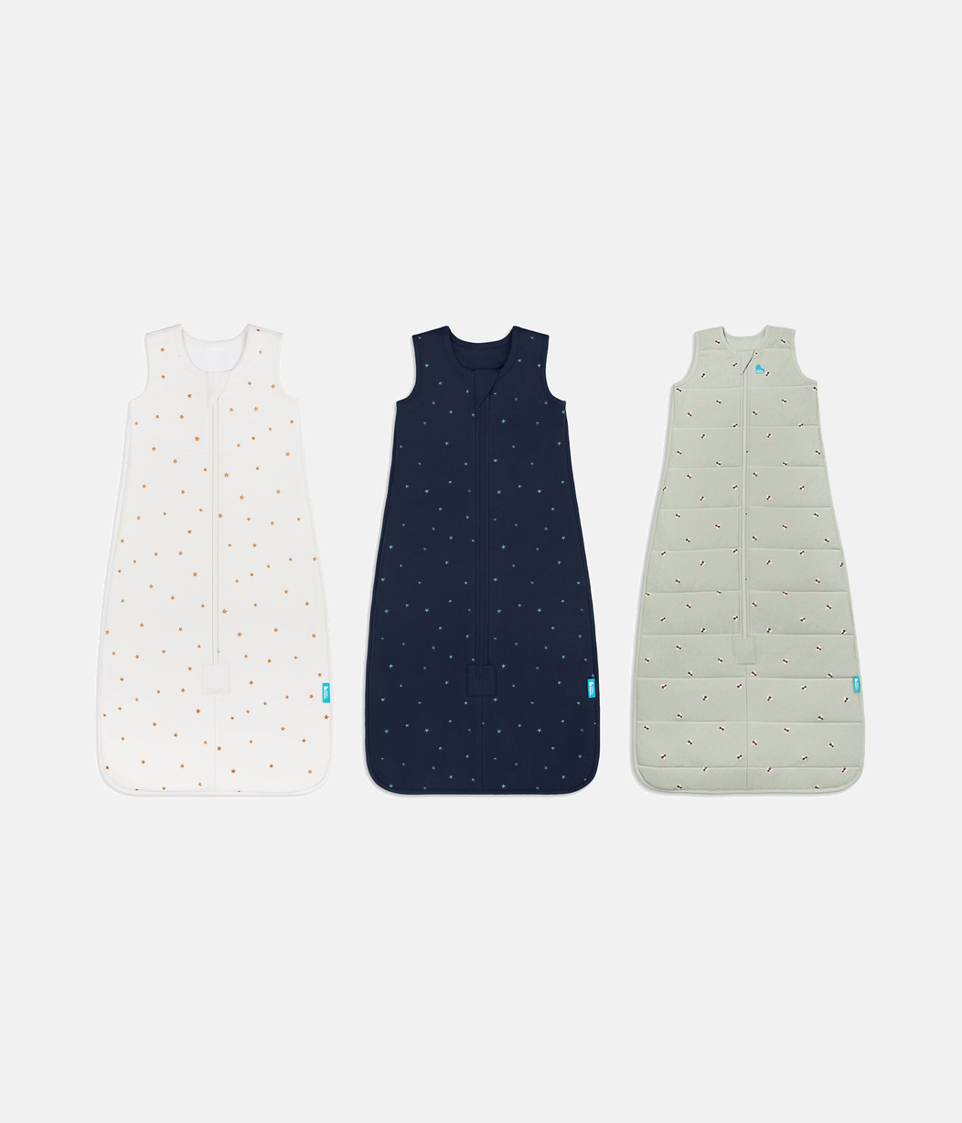 Sleep Bag Bundle | 1.5 TOG | 2.5 TOG | Buff Twinkle | Navy Twinkle | Olive bees