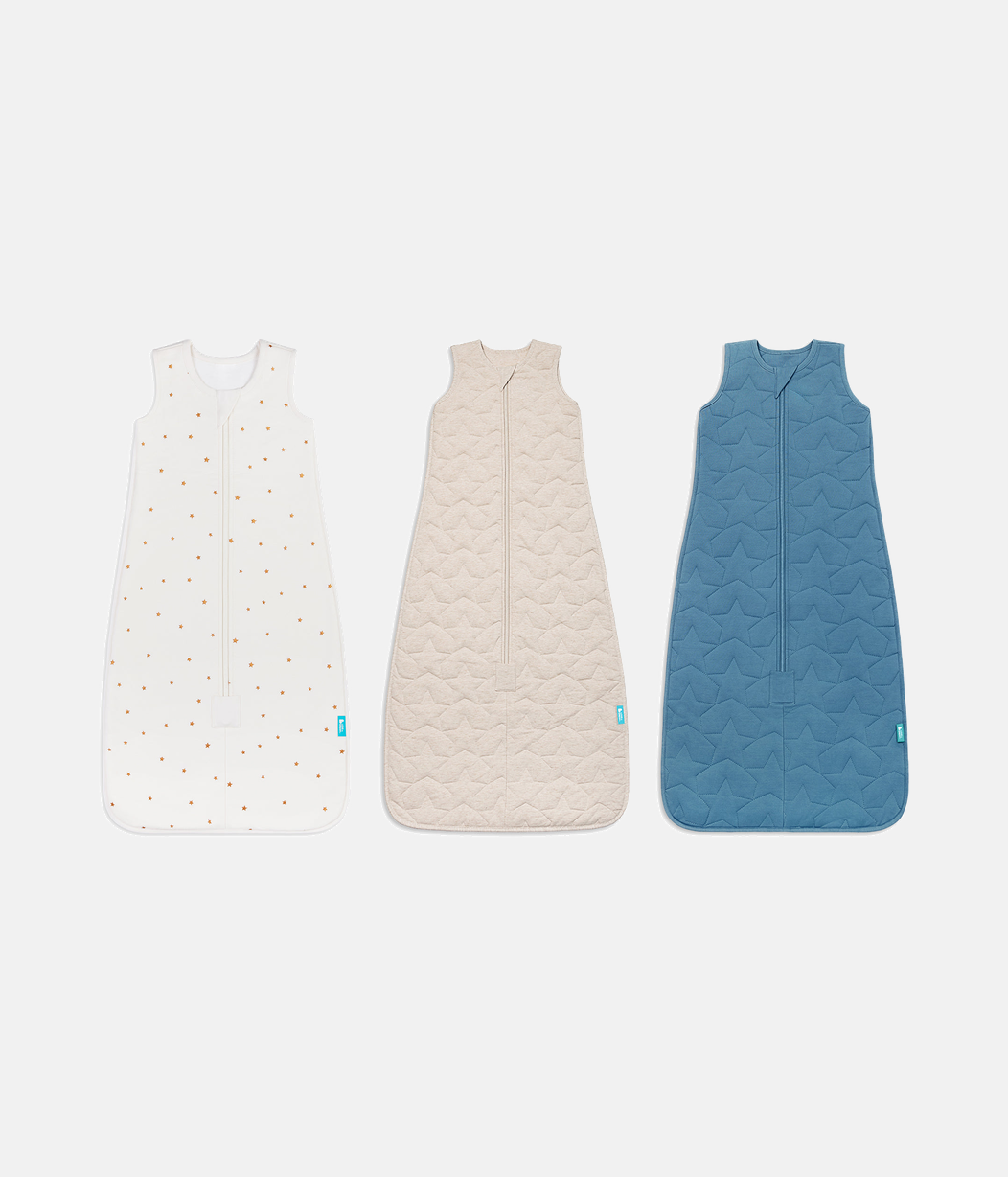 Sleep Bag Bundle | 1.5 TOG | 2.5 TOG | Buff Twinkle | Oatmeal Marl | Blue Starturn