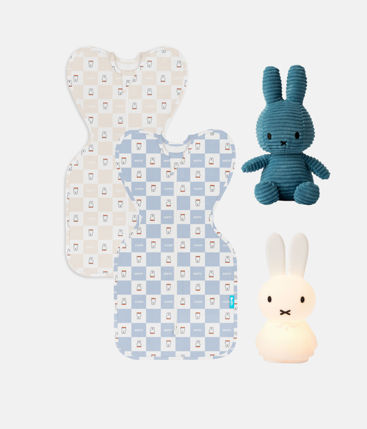 Miffy Newborn Essential Gift Bundle | 1.0 TOG | Birch | Blue | Toy Blue | Miffy Shines