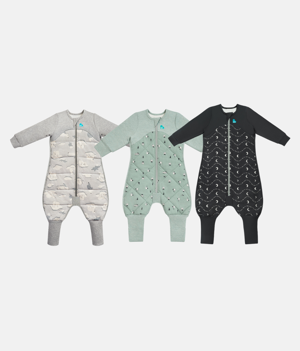 Sleep Suit Bundle 3.5|2.5|1.5 TOG Grey South Pole Merino Green Lambs Best Friend Charcoal Moon