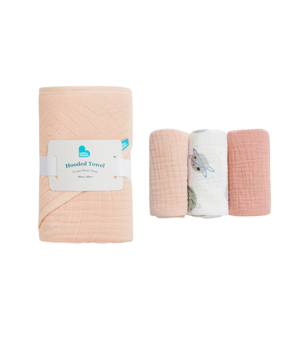 Baby Bath Bundle | Blush Rocket | Blush
