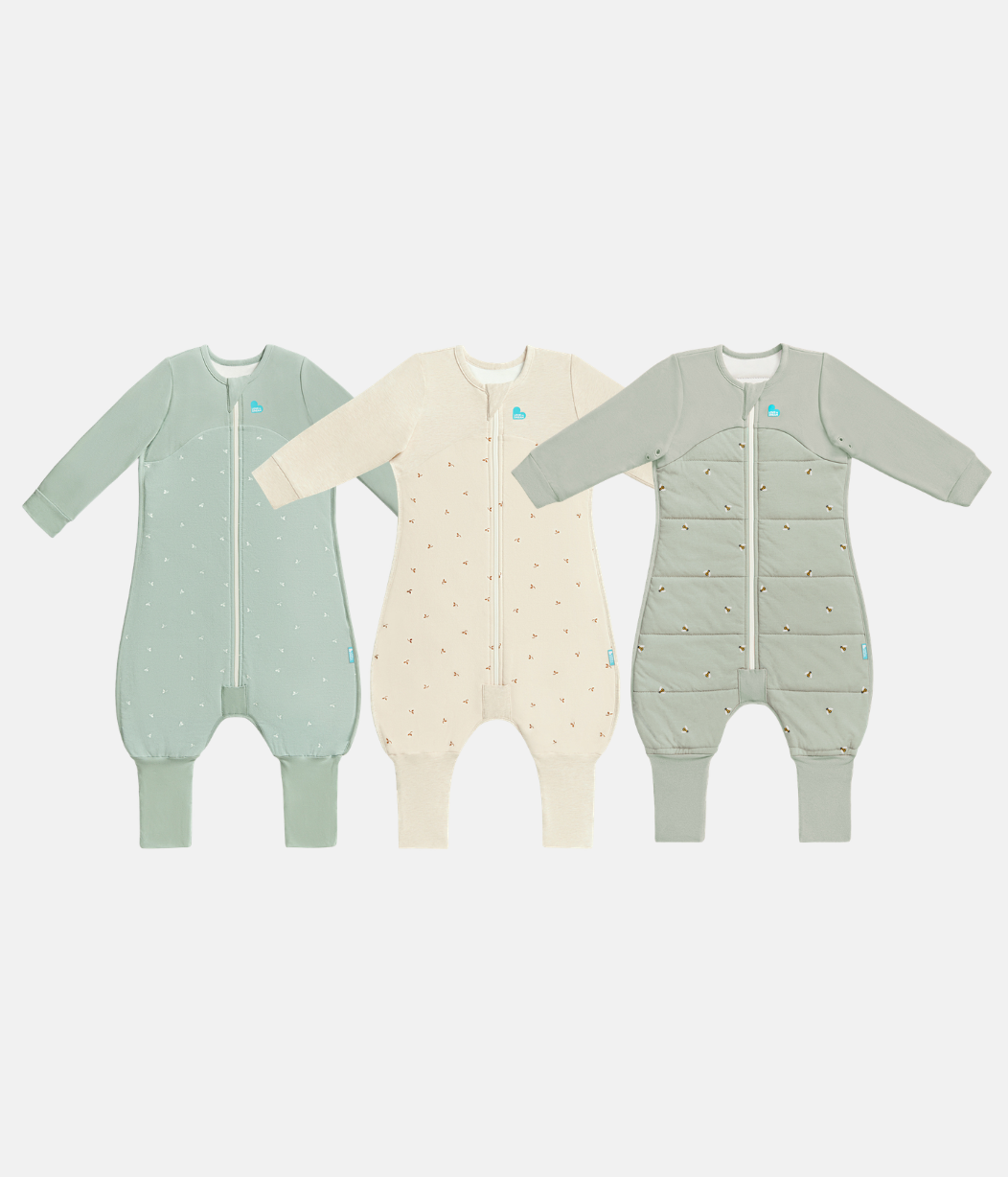 Sleep Suit Bundle | 1.5 | 2.5 TOG | Olive Twigs | Oatmeal Twigs | Olive Bees