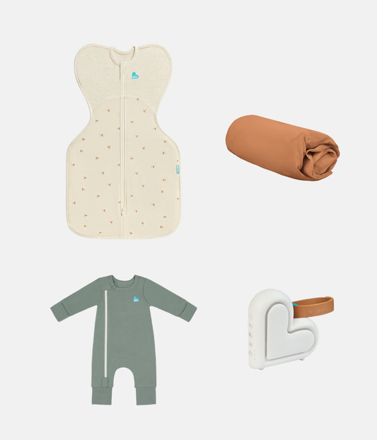Winter Sleep Bundle | Cot Sheet | Swaddle Up 1.5 TOG | Romper | Sleep Machine
