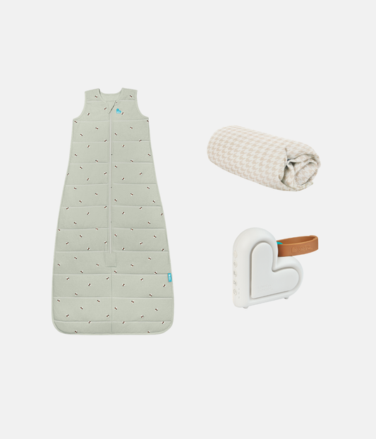 Winter Essentials Sleep Bundle | Cot Sheet | Sleep Bag 2.5 TOG | Sleep Machine