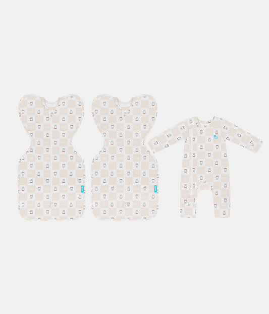 Newborn Essential Miffy Gift Bundle | 1.0 TOG | Swaddle 2 | Romper | Birch