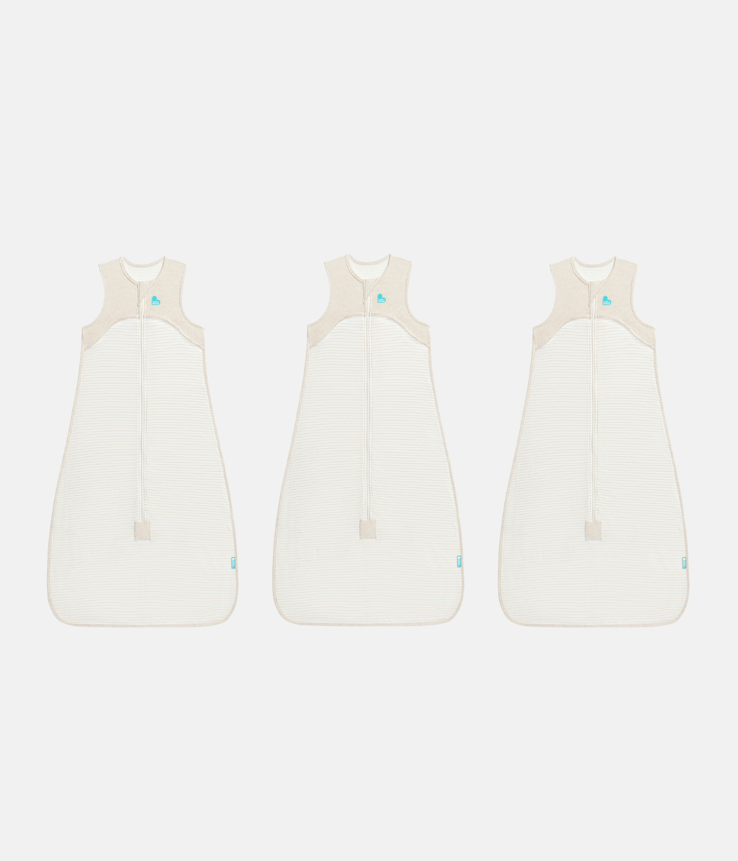 Sleep Bag Bundle | 0.2 TOG | Tan Breton Stripe