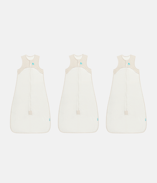 Sleep Bag Bundle | 0.2 TOG | Tan Breton Stripe
