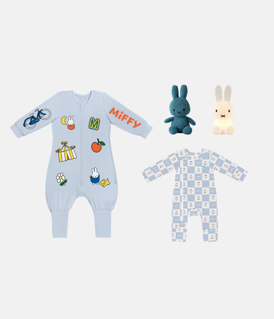 Sleep Suit Miffy Gift Bundle | Sleep Suit 1.0 TOG | Romper | Toy | Light | Blue