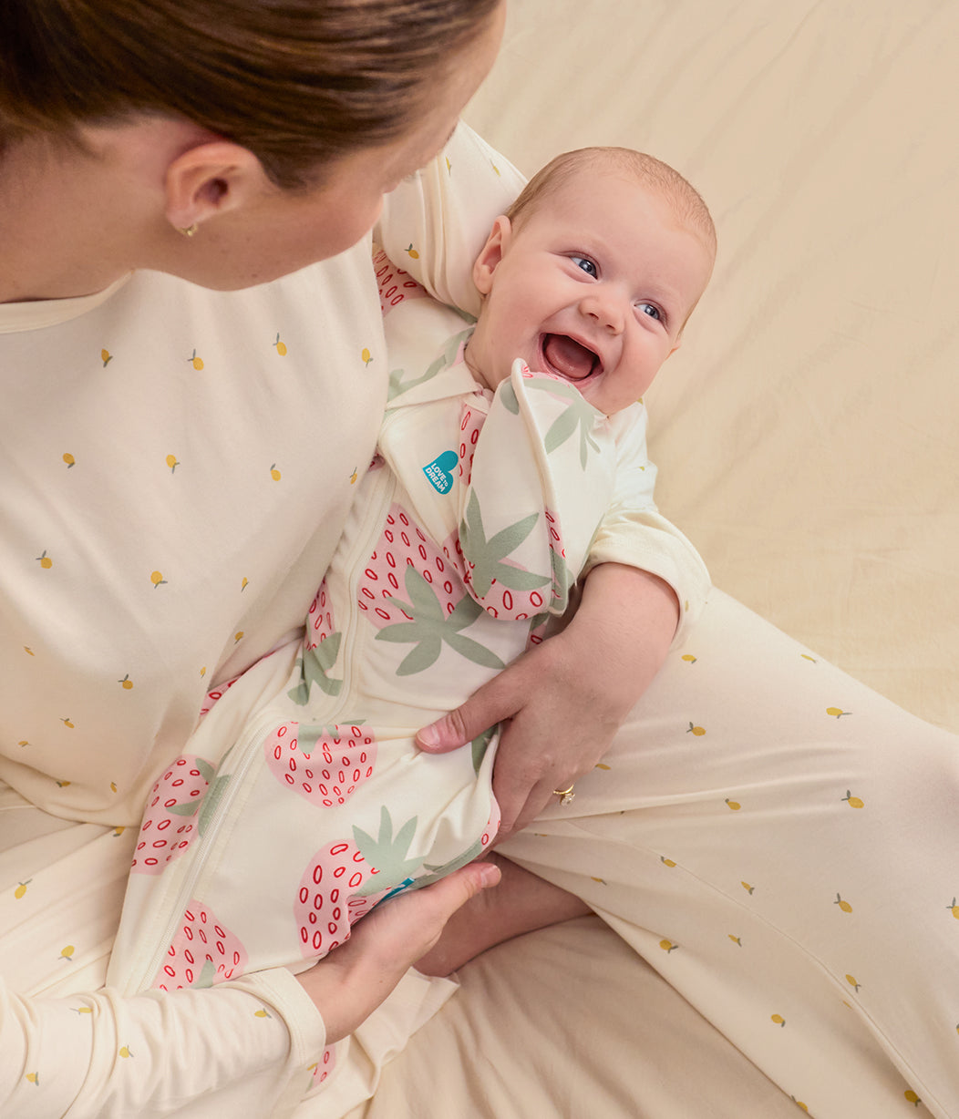 Swaddle Up™ 1.0 TOG Original Cotton Cream Bumper Crop
