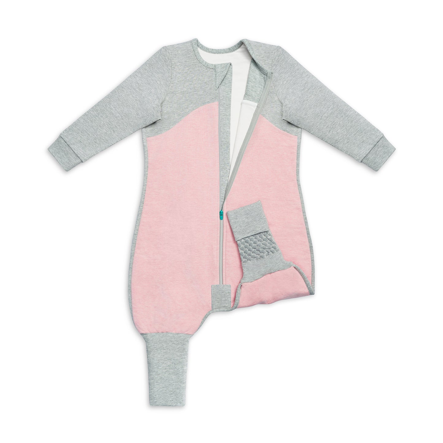 Sleep Suit Long Sleeve 1.0 TOG (20-24°C) Rose Organic Cotton Fleece