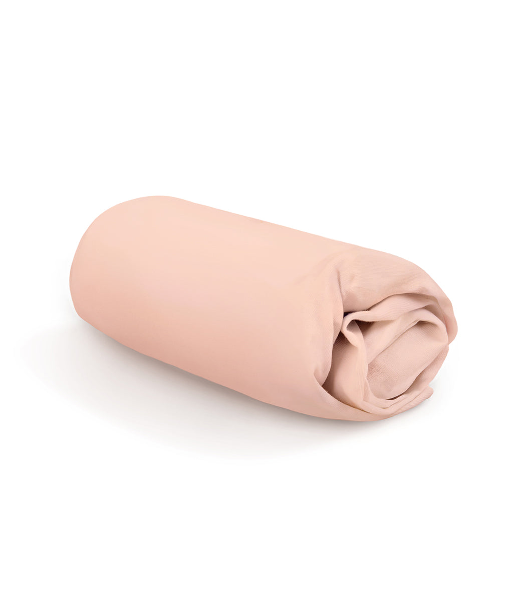 HushDry™ 2-in-1 Waterproof Fitted King Single Sheet Viscose from Bamboo Blush