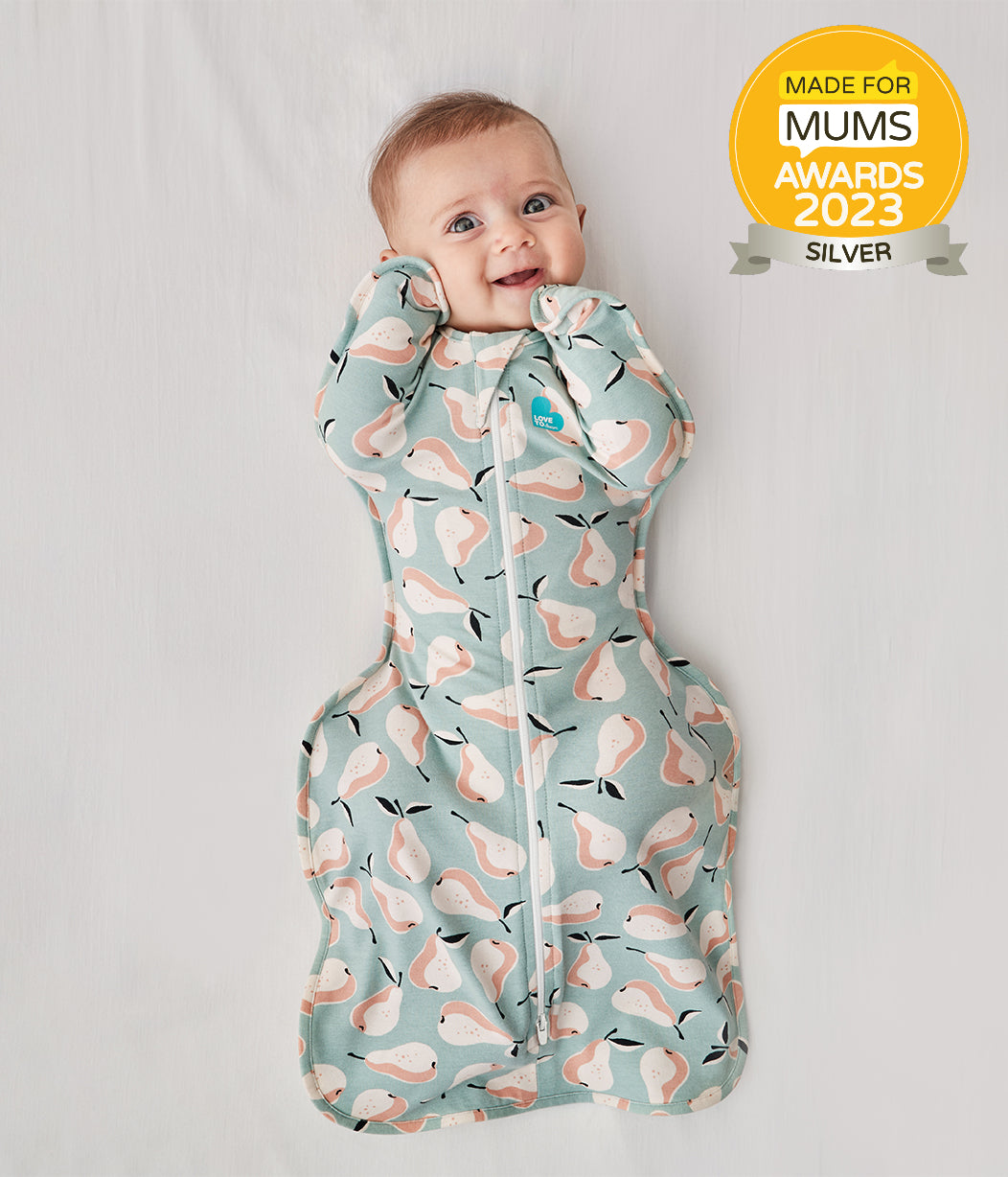 Swaddle Up™ Original 1.0 TOG Pear Print Olive