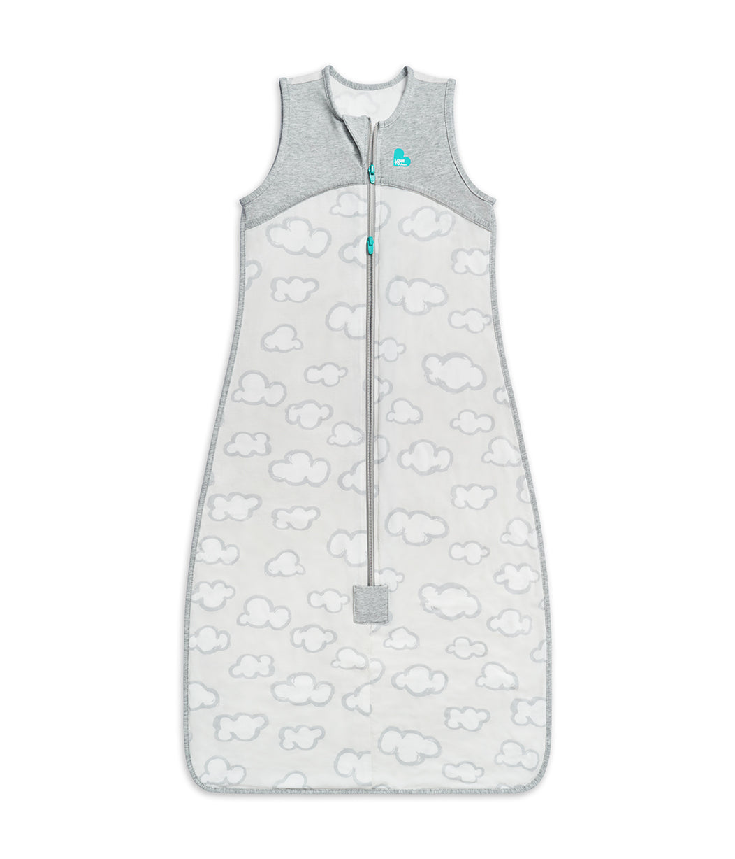 Sleep Bag 0.2 TOG (24-27°C) Grey Daydream Organic Cotton