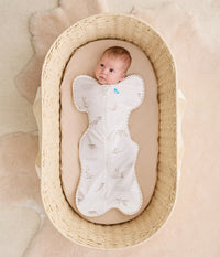 Swaddle Up™ 1.0 TOG Cotton White Cloud Bunnies