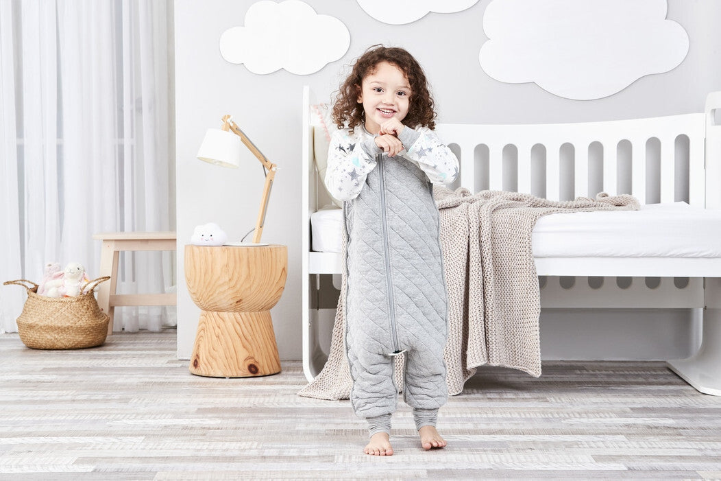 Sleep Suit Clearance 2.5 TOG (16-20°C) White Quilted Cotton/Polyester Filling