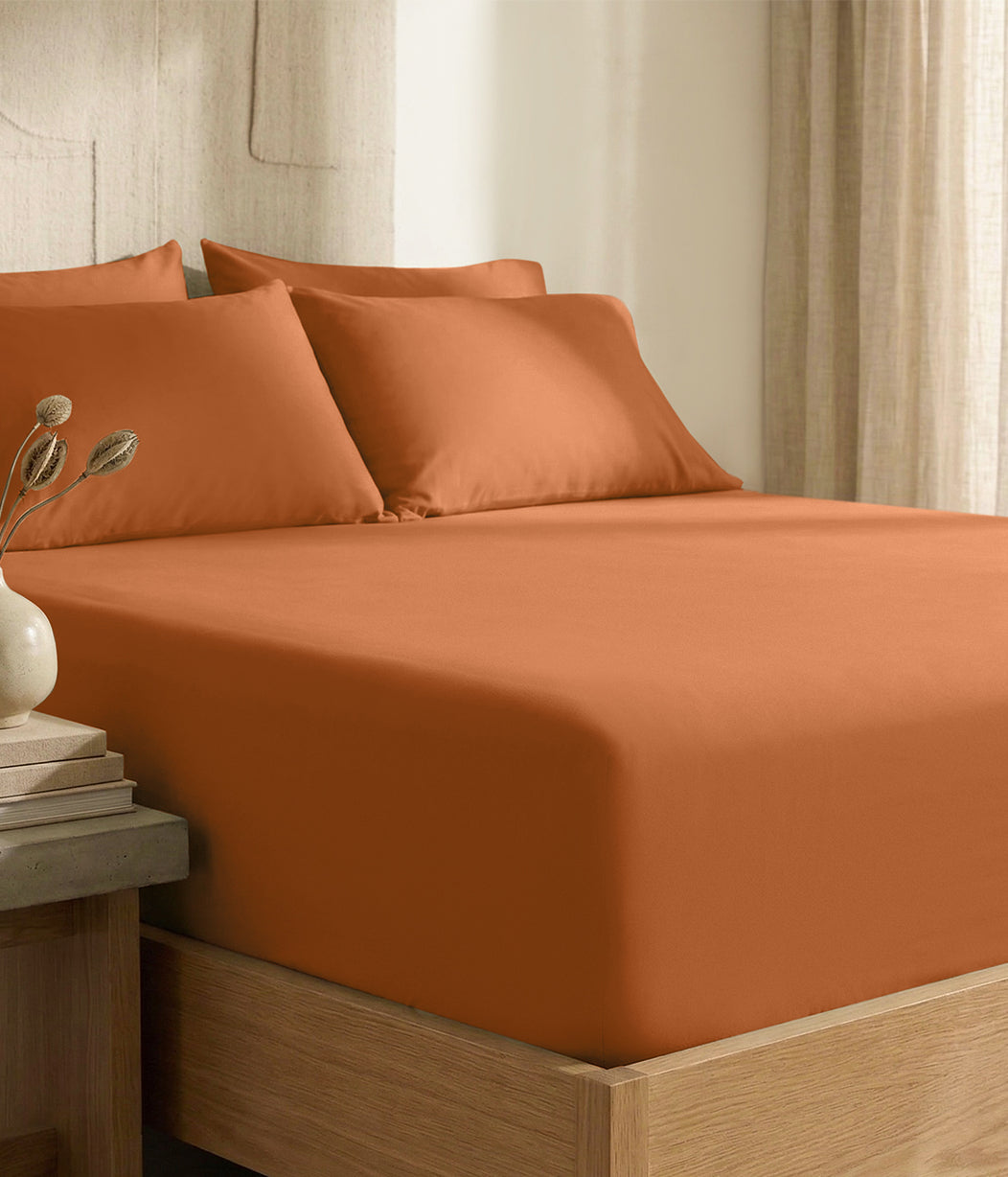 HushDry™ 2-in-1 Waterproof Fitted Queen Sheet Viscose from Bamboo Hazel