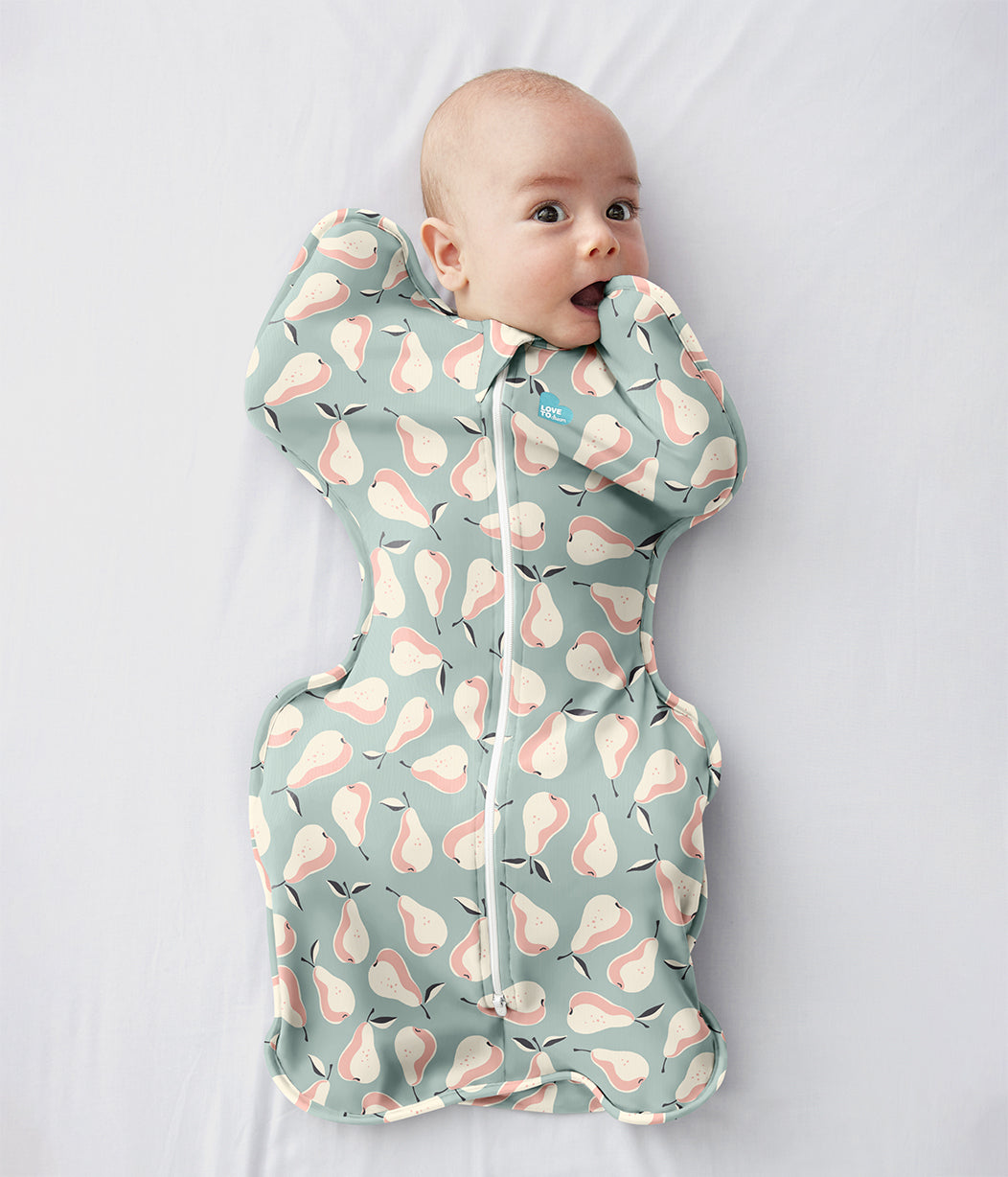 Swaddle Up™ Original 1.0 TOG Pear Print Olive