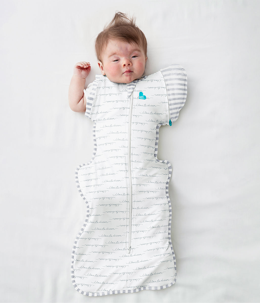 Swaddle Up™ Transition Bag 1.0 TOG (20-24°C) White Dreamer Original Cotton