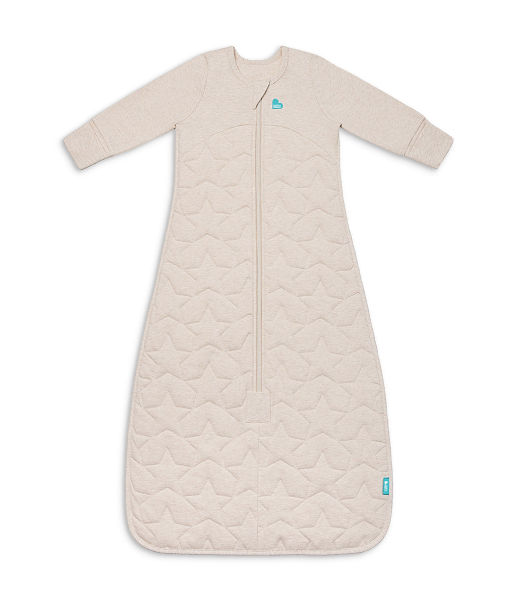 Sleep Bag Long Sleeve 2.5 TOG Quilted Cotton Oatmeal Marl Starturn Quilted