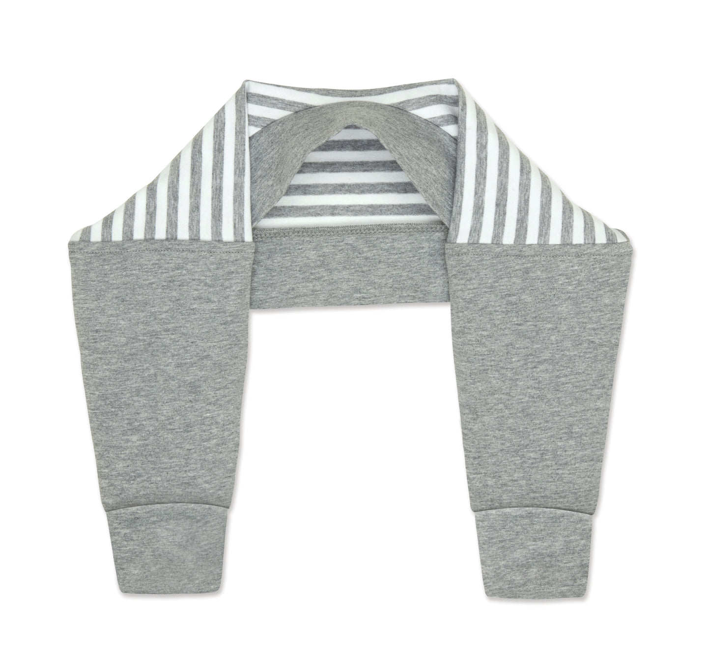 Arm Warmers 2.5 TOG Cotton Grey Stripe