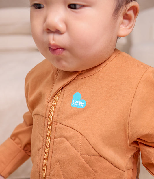 Sleep Suit Long Sleeve 2.5 TOG Quilted Cotton Hazel Starturn Quilted