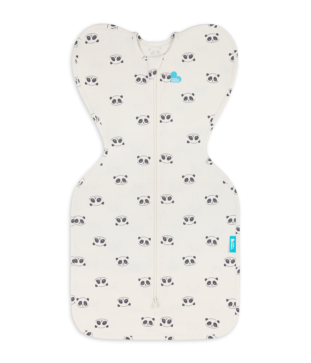 Swaddle Up™ 1.0 TOG Cotton Cream Sleepy Pandas