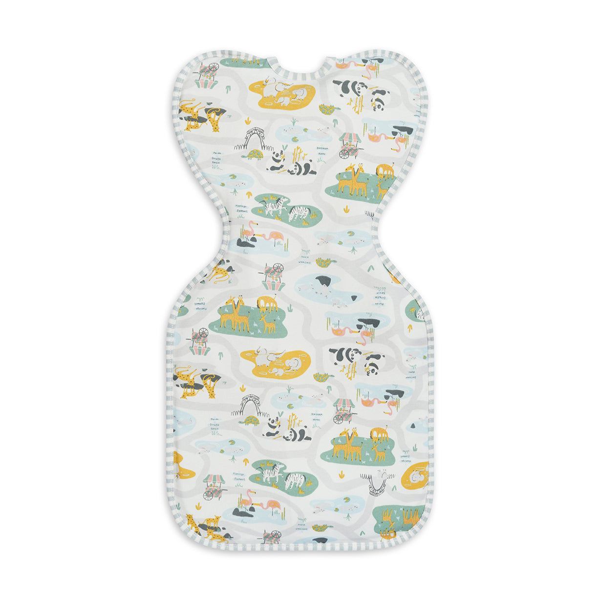 Swaddle Up™ 0.2 TOG Cotton White Zoo Time