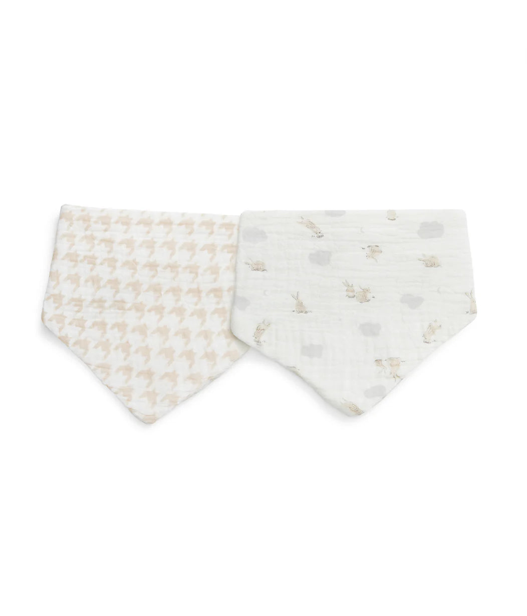 Newborn Starter Gift Bundle | Swaddle Up, Towel, Wash Cloth, Burp Cloths, Bibs | Houndstooth