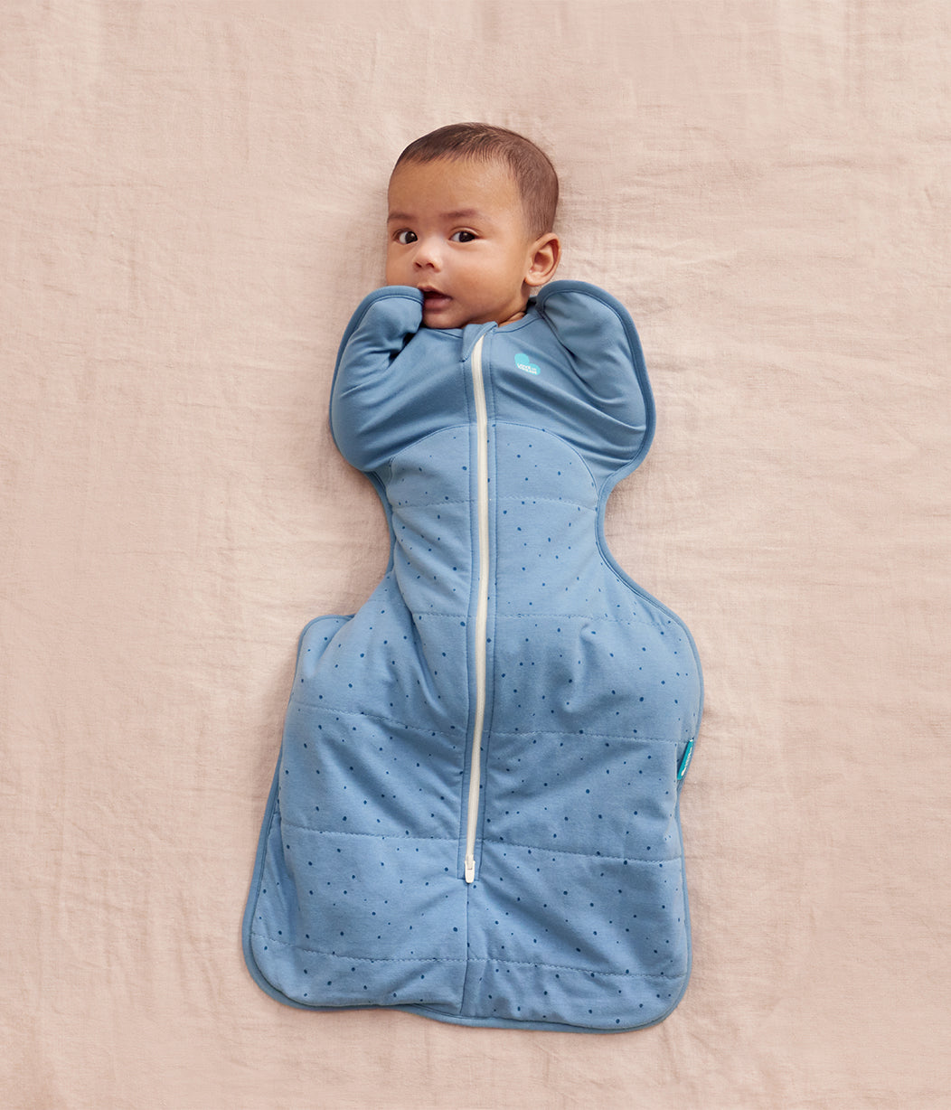 Swaddle Up Starter Bundle | 2.5 TOG | Blue Pebbles | Olive Bees | White Dreamer