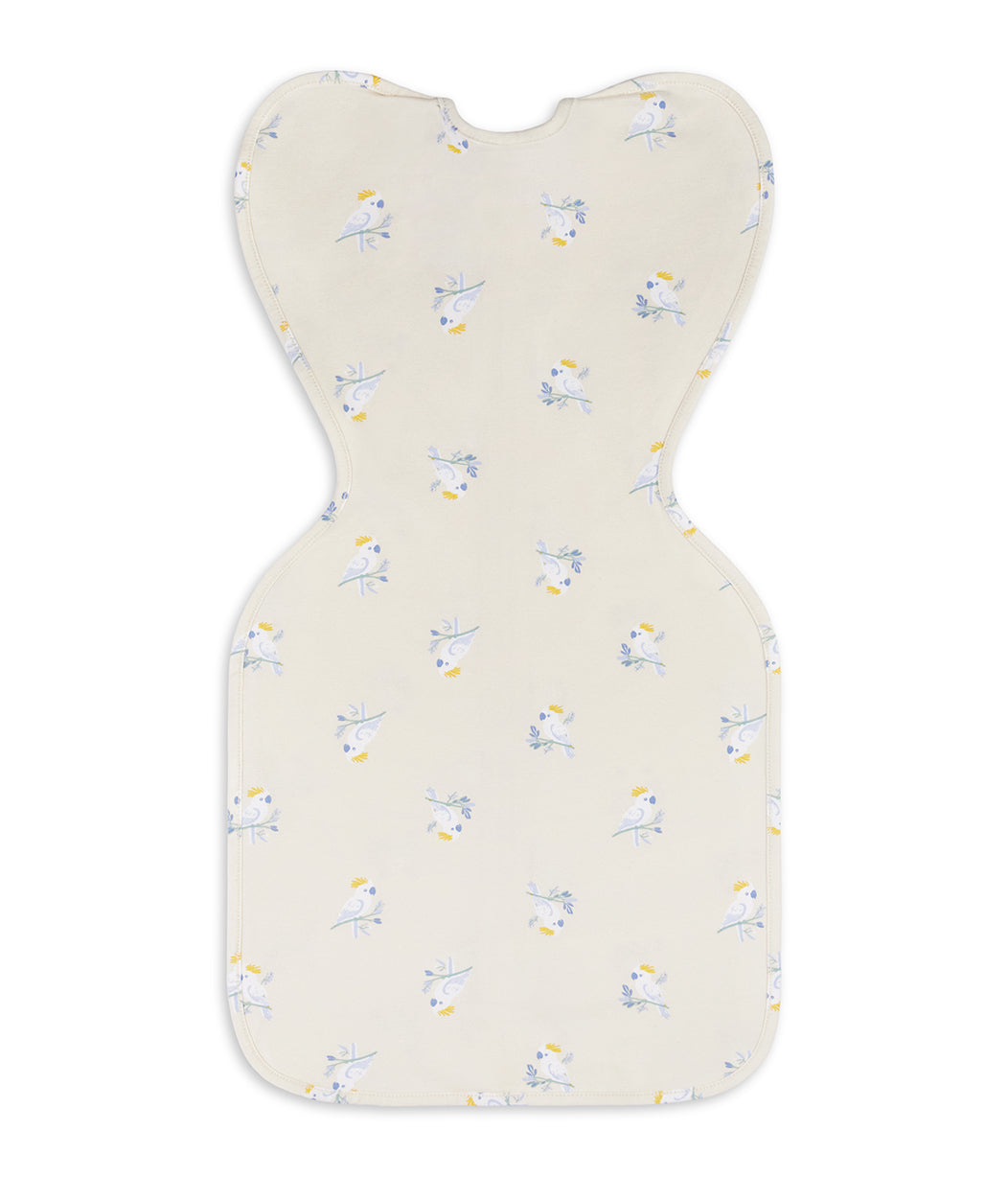 Swaddle Up™ 1.0 TOG Cotton Cream Cockatoos