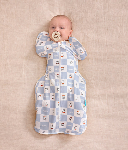 Miffy Swaddle Up Starter Bundle | 1.0 TOG | Blue 2 | Birch Miffy Checker