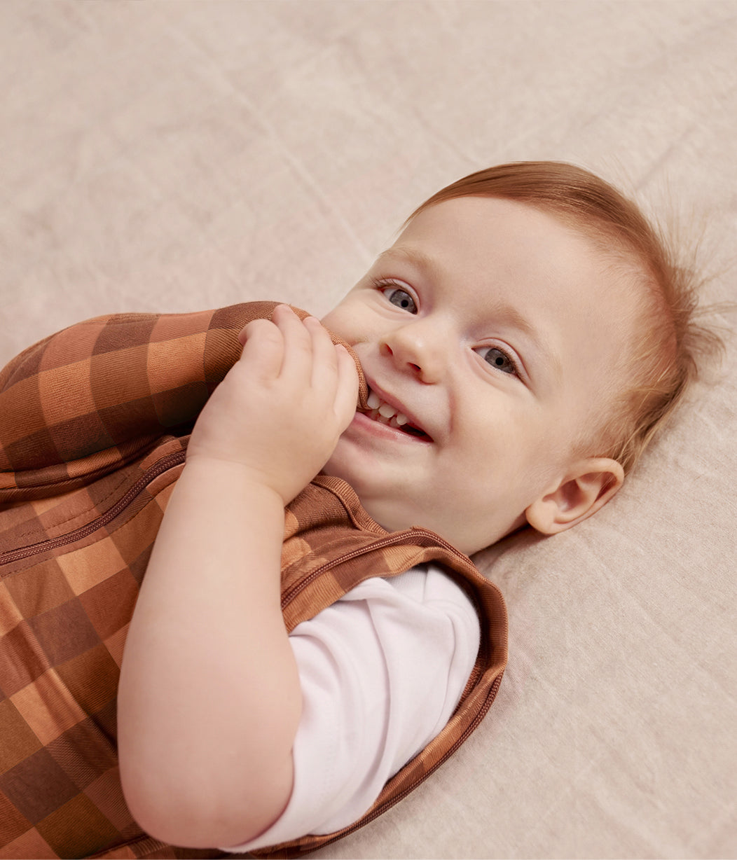 Swaddle Up™ 2-in-1 Transition Bag 1.0 TOG Viscose from Bamboo Chocolate Wandering Folk