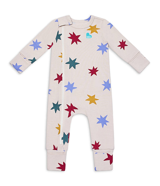 Romper & Pyjama Bundle | Tan Party Pop