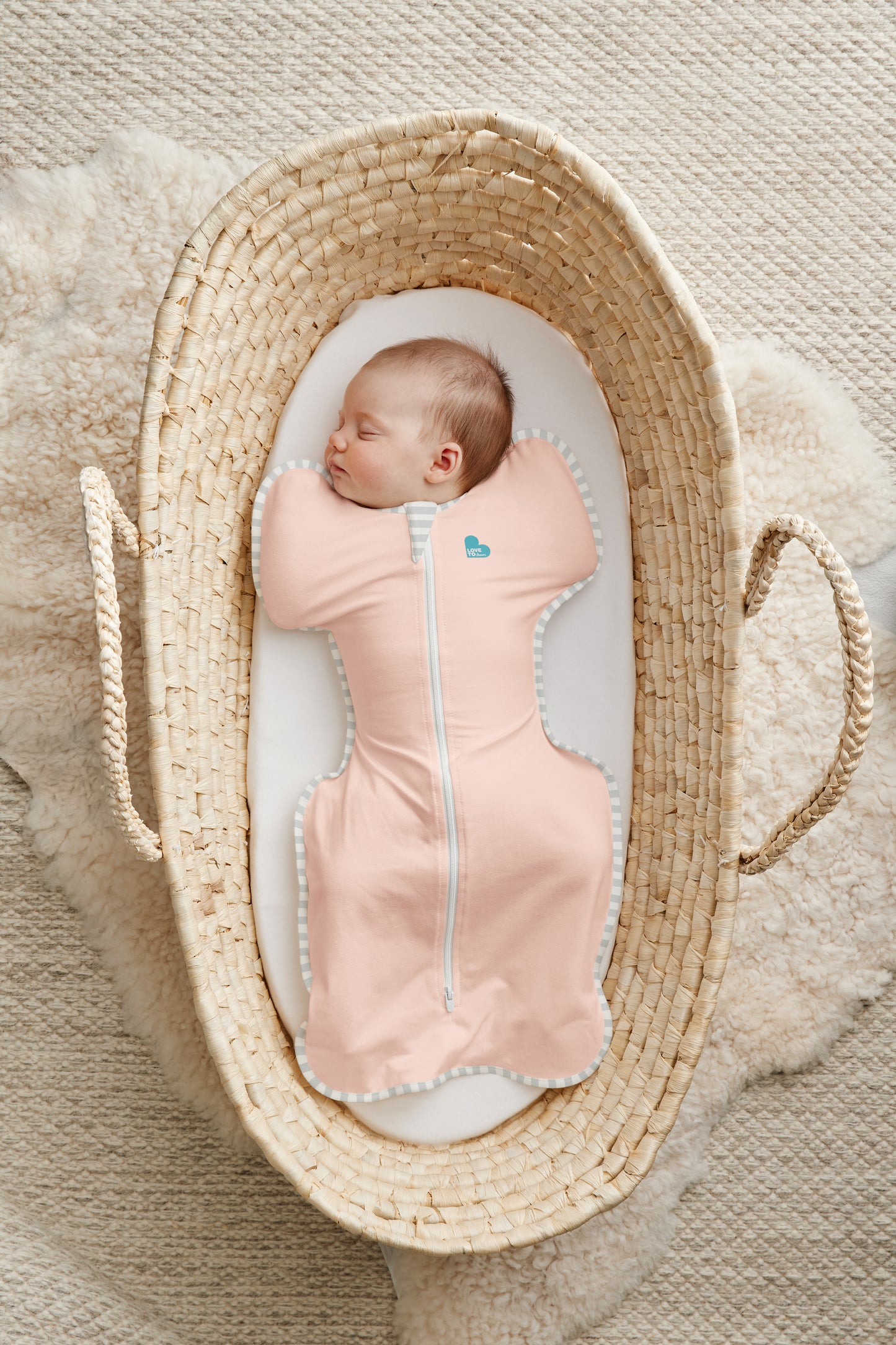 Swaddle Up™ 0.2 TOG (24-27°C) Rose Cotton