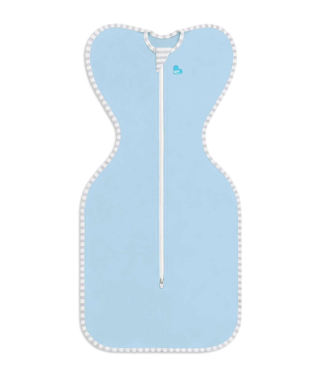 Swaddle Up™ 0.2 TOG (24-27°C) Light Blue Cotton