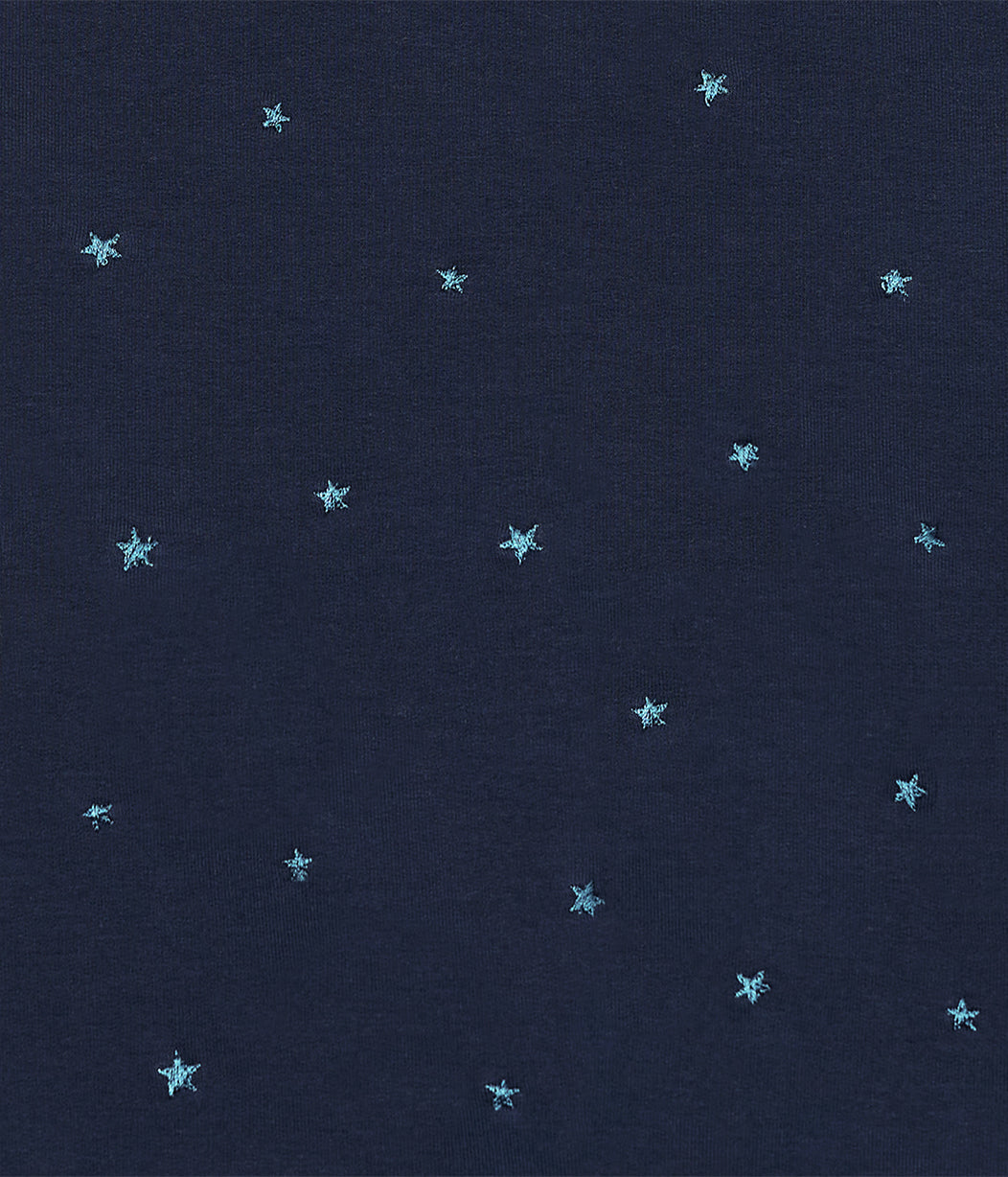 Swaddle Up™ 2-in-1 Transition Bag 1.5 TOG Cotton Fleece Navy Twinkle Embroidery