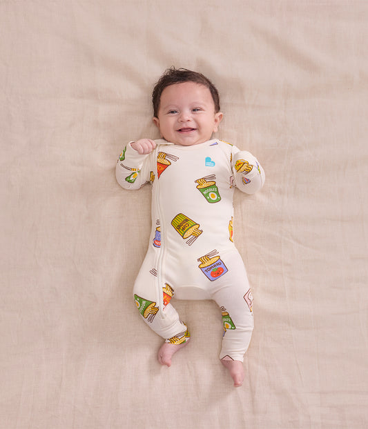 Romper Viscose from Bamboo Cream Noods
