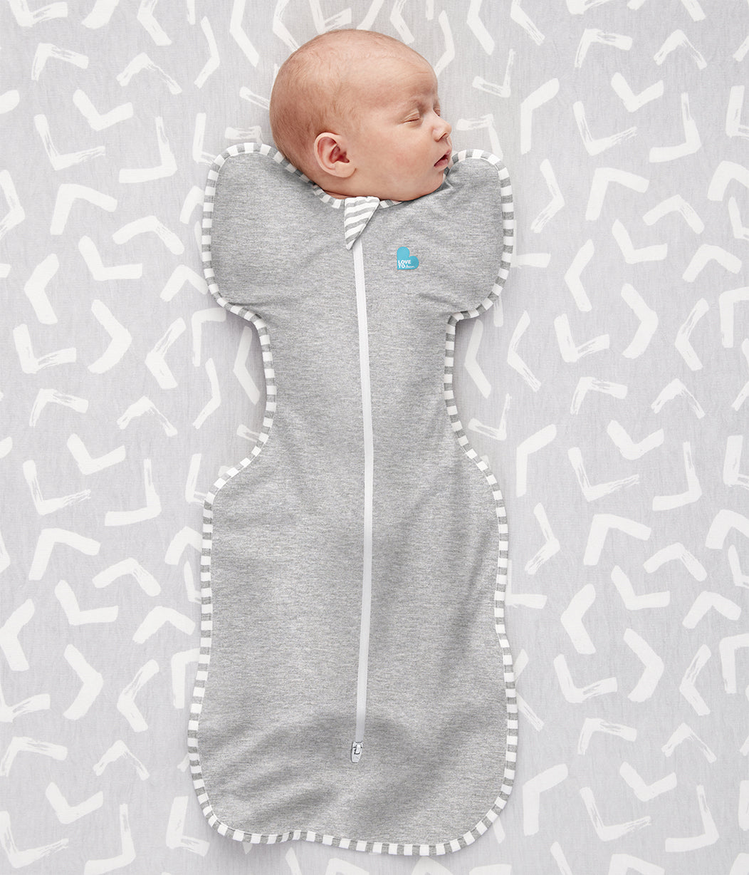 Swaddle Up™ Starter Pack 1.0 TOG (20-24°C) Grey Bunny Original Cotton