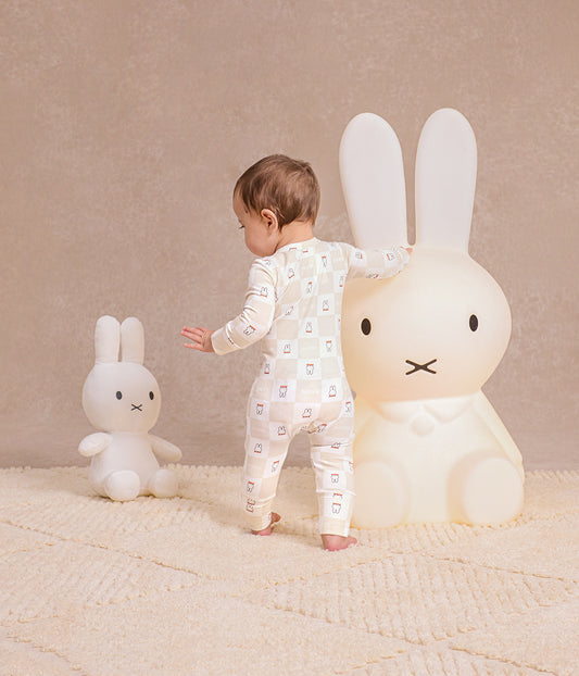Romper Viscose from Bamboo Birch Miffy Checker