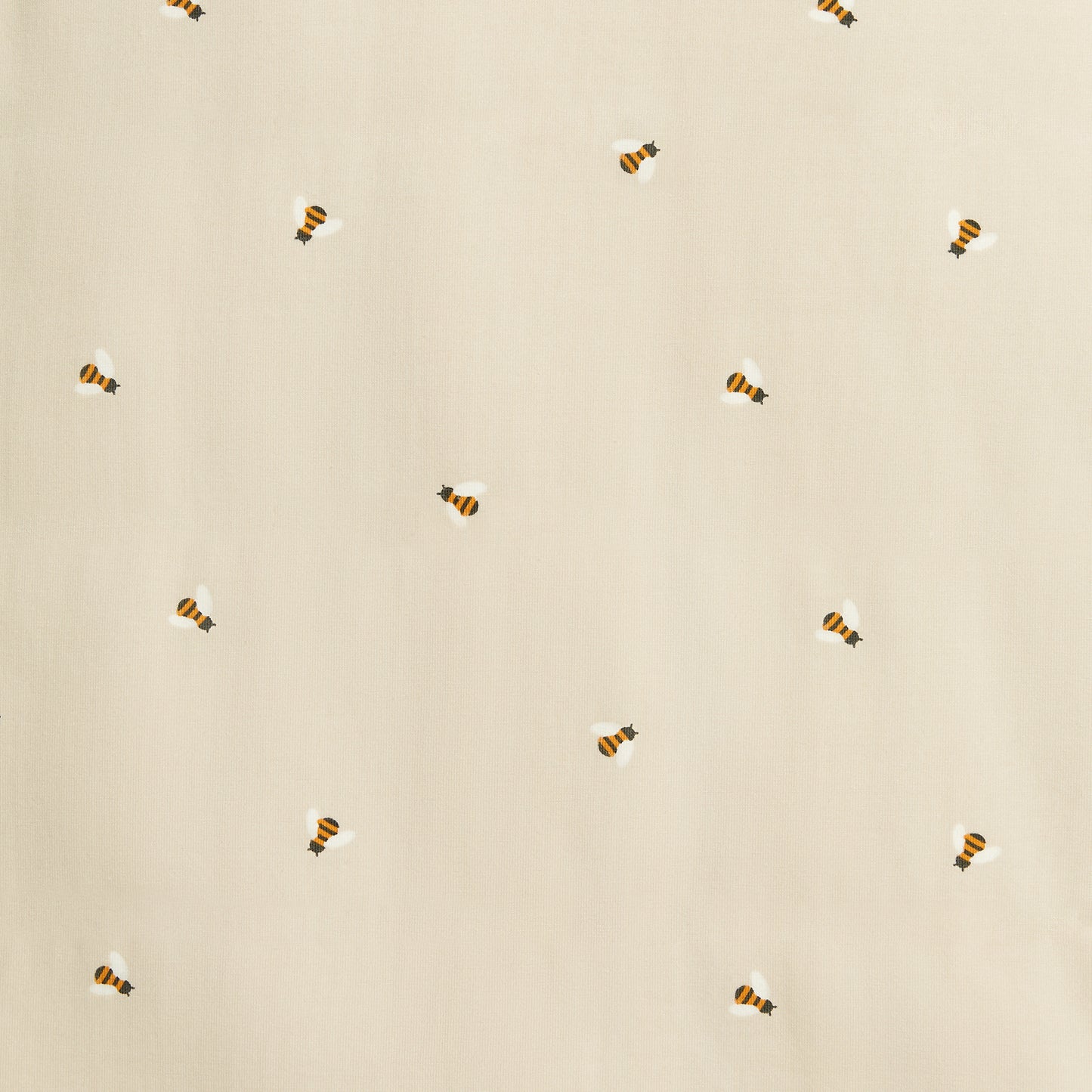 Sleep Suit Long Sleeve 2.5 TOG Cotton Oatmeal Bees