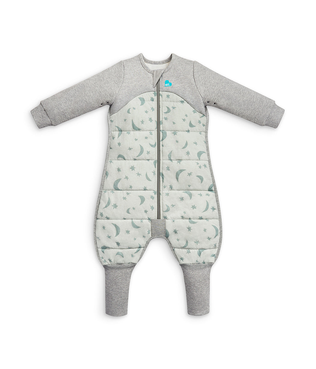 Sleep Suit 2.5 TOG (16-20°C) Green Moonlight Quilted Cotton