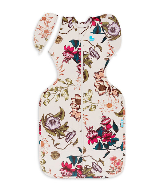 Swaddle Up™ 2-in-1 Transition Bag 1.0 TOG Viscose from Bamboo Cream Wandering Folk