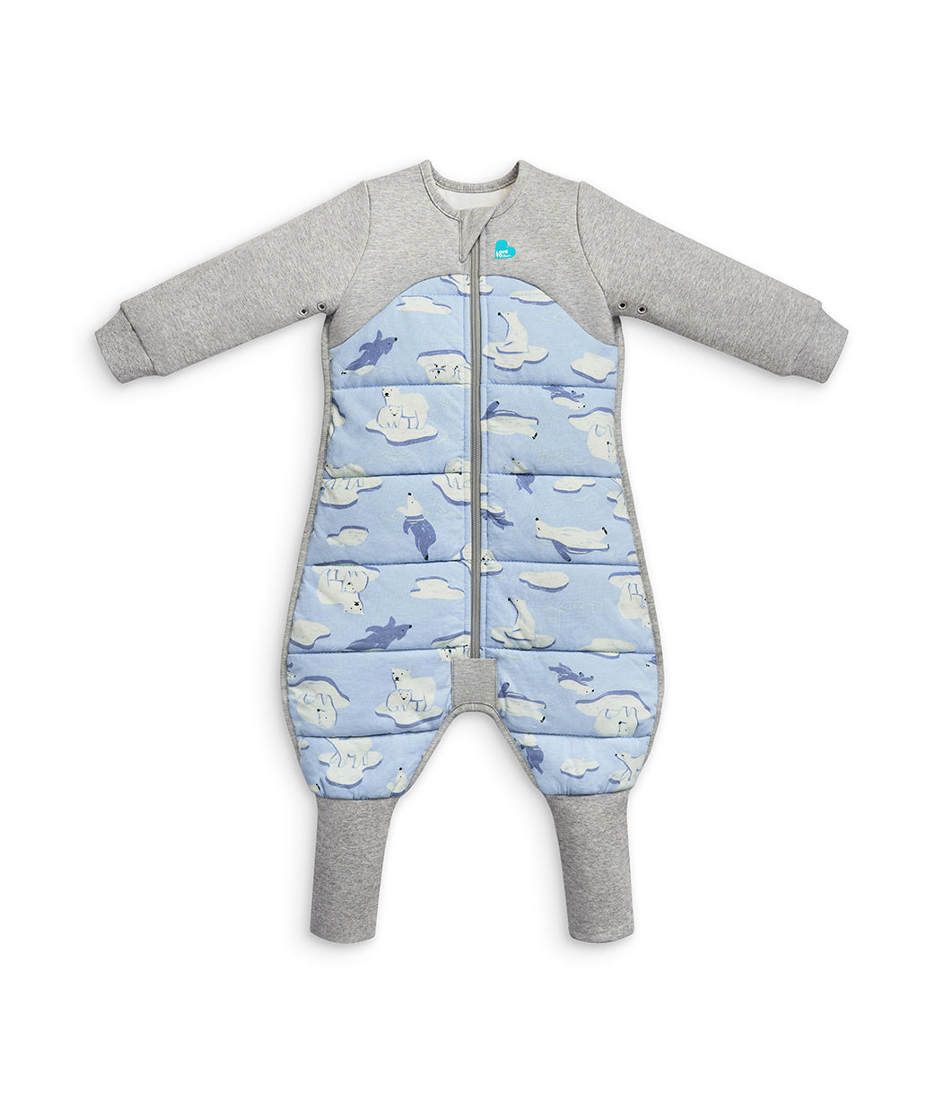 Sleep Suit 3.5 TOG (14-16°C) Blue South Pole Quilted Cotton