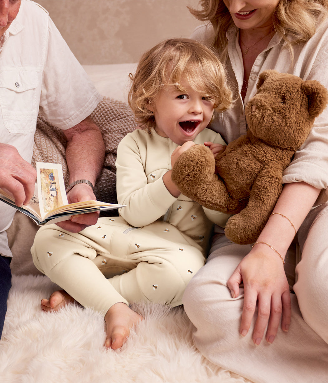 Sleep Suit Bundle | 1.5 | 2.5 TOG | Olive Twigs | Oatmeal Twigs | Oatmeal Bees