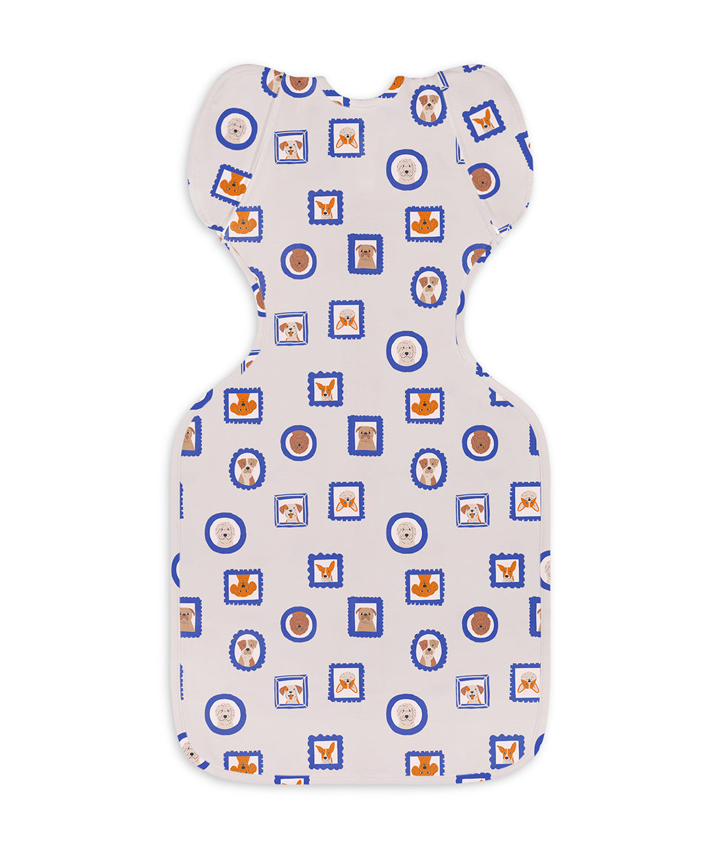 Swaddle Up™ 2-in-1 Transition Bag 1.0 TOG Original Cotton Tan Puppy Portrait