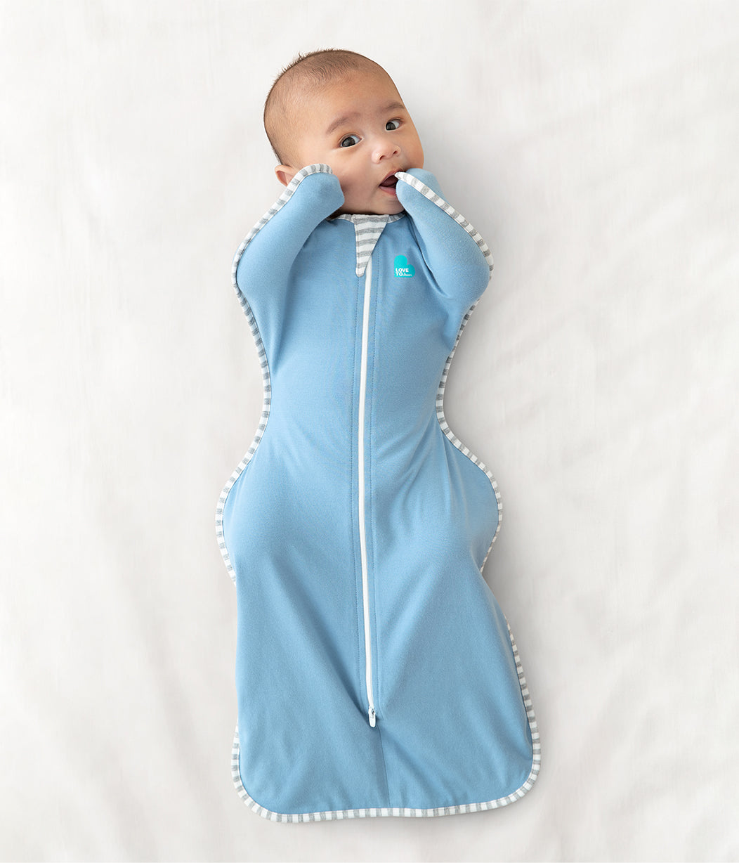 Swaddle Up™ 1.0 TOG (20-24°C) Dusty Blue Original Cotton