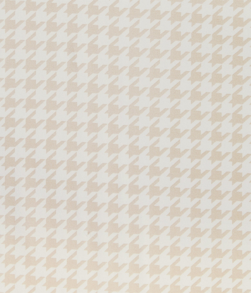 HushDry™ 2-in-1 Waterproof Fitted Side Sleeper Sheet Viscose from Bamboo Tan Houndstooth