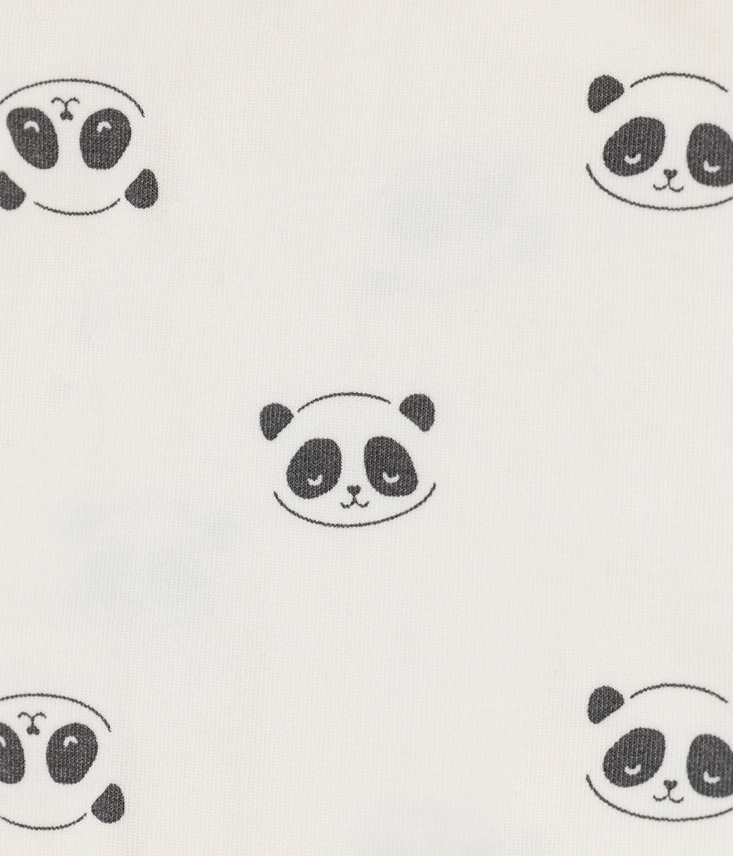 Romper Viscose from Bamboo Cream Sleepy Pandas